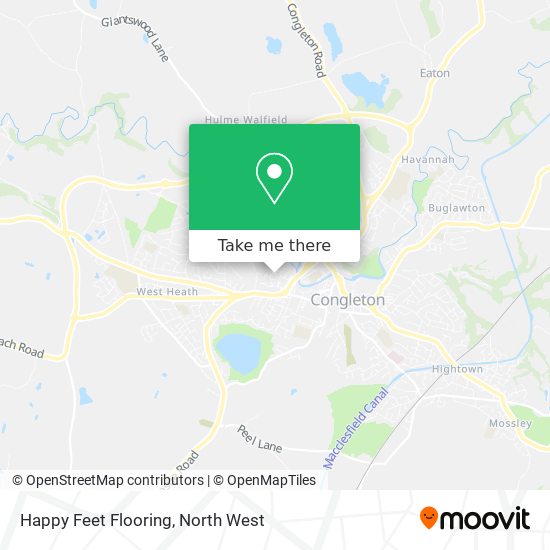 Happy Feet Flooring map