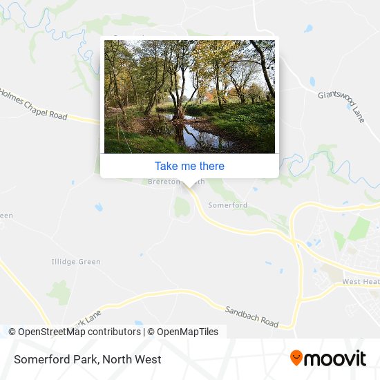 Somerford Park map
