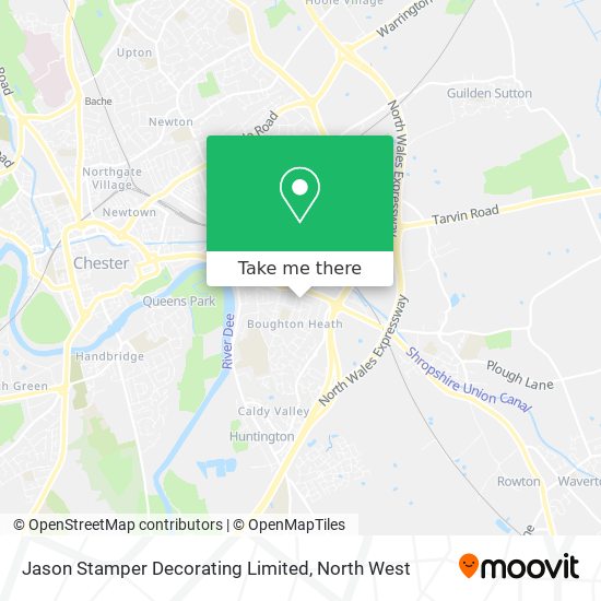 Jason Stamper Decorating Limited map