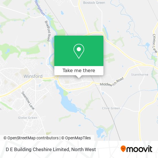 D E Building Cheshire Limited map