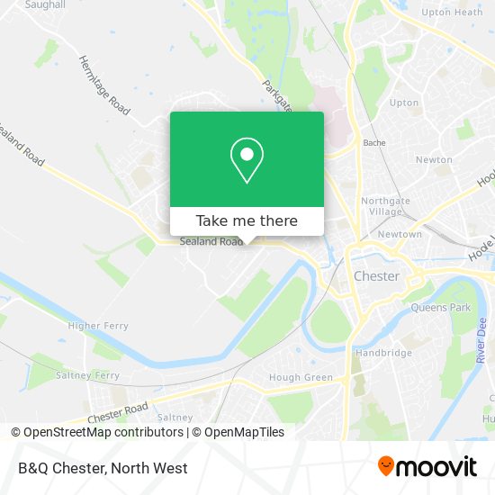 B&Q Chester map
