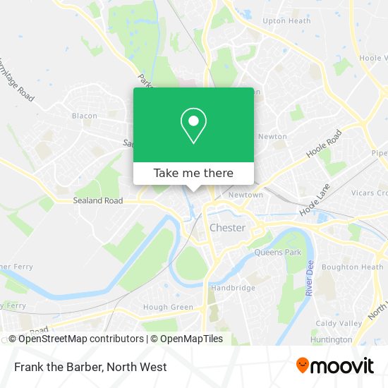 Frank the Barber map