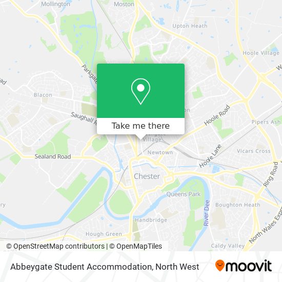 Abbeygate Student Accommodation map