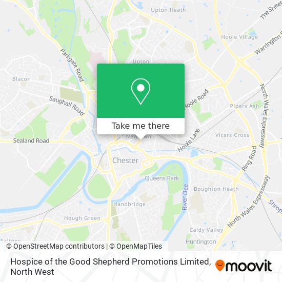 Hospice of the Good Shepherd Promotions Limited map