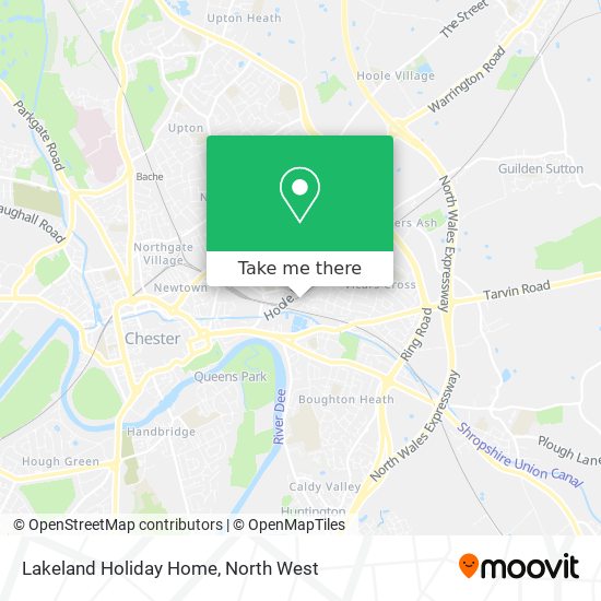 Lakeland Holiday Home map