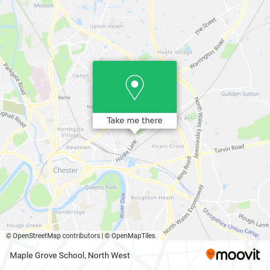 Maple Grove School map
