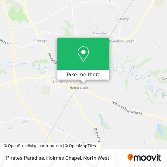 Pirates Paradise, Holmes Chapel map