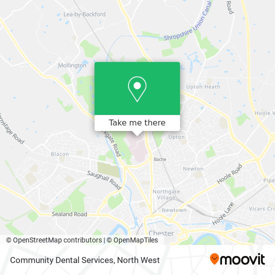 Community Dental Services map