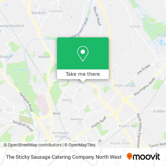 The Sticky Sausage Catering Company map