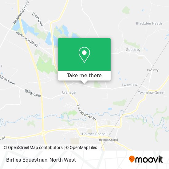 Birtles Equestrian map