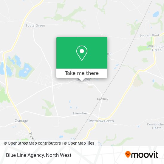 Blue Line Agency map
