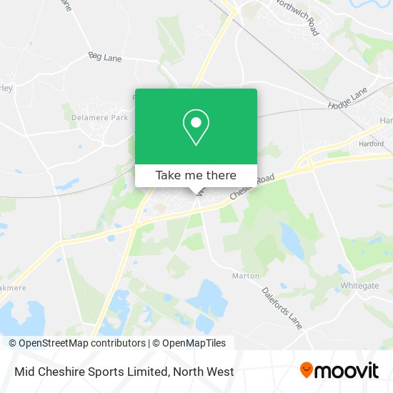 Mid Cheshire Sports Limited map