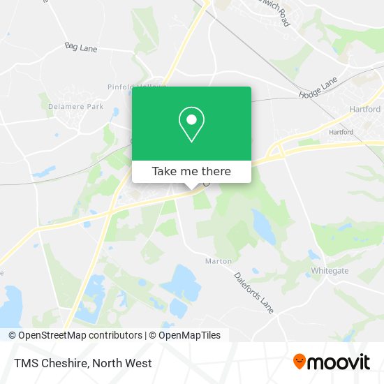 TMS Cheshire map