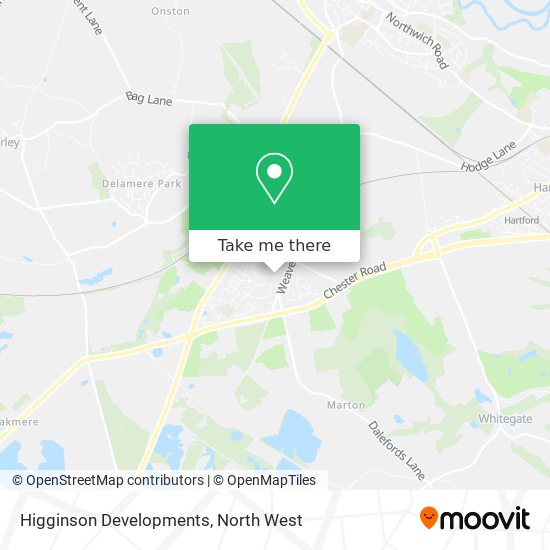 Higginson Developments map