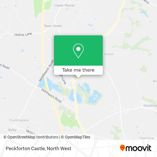 Peckforton Castle map