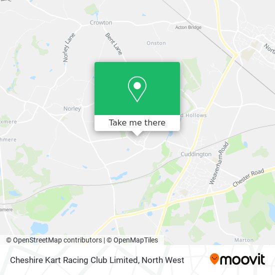 Cheshire Kart Racing Club Limited map