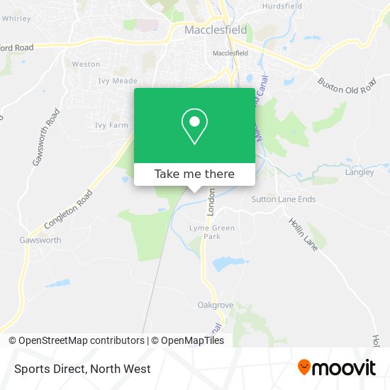 Sports Direct map