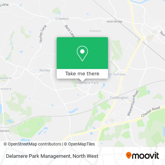 Delamere Park Management map