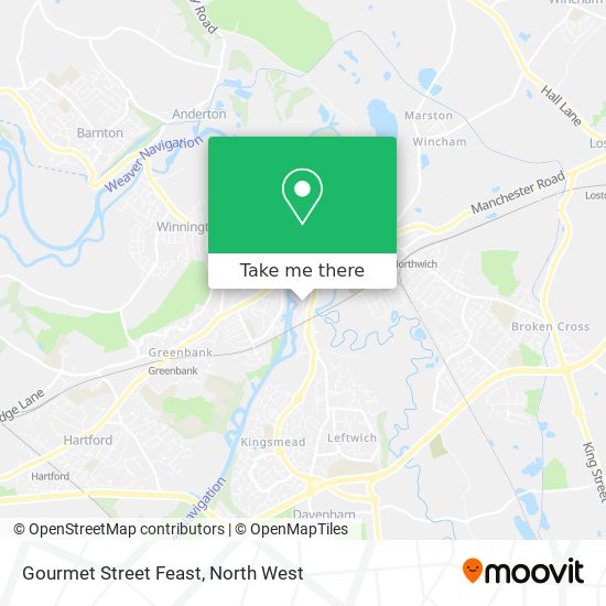 Gourmet Street Feast map
