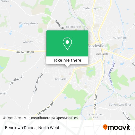 Beartown Dairies map