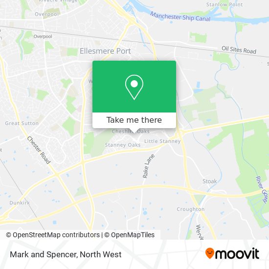 Mark and Spencer map