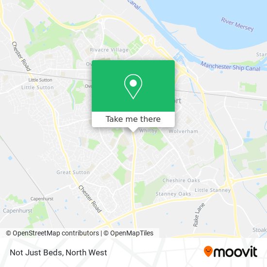 Not Just Beds map