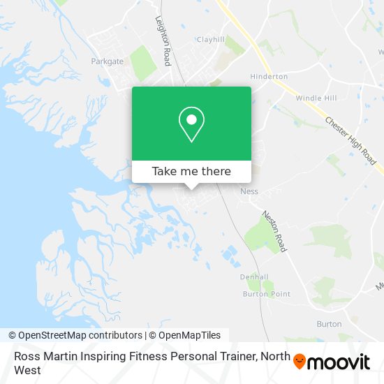 Ross Martin Inspiring Fitness Personal Trainer map