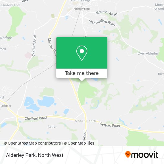 Alderley Park map