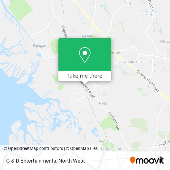 G & D Entertainments map