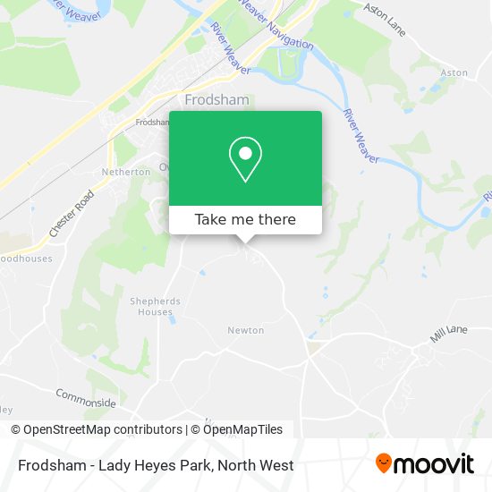 Frodsham - Lady Heyes Park map