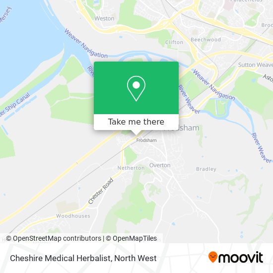 Cheshire Medical Herbalist map