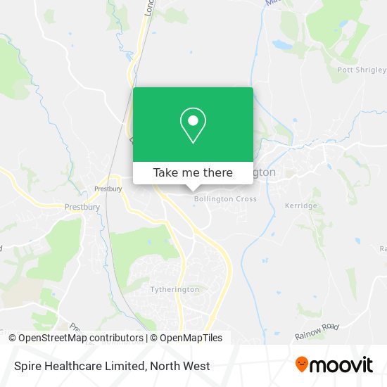 Spire Healthcare Limited map