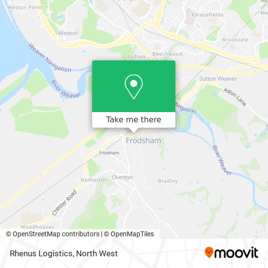 Rhenus Logistics map