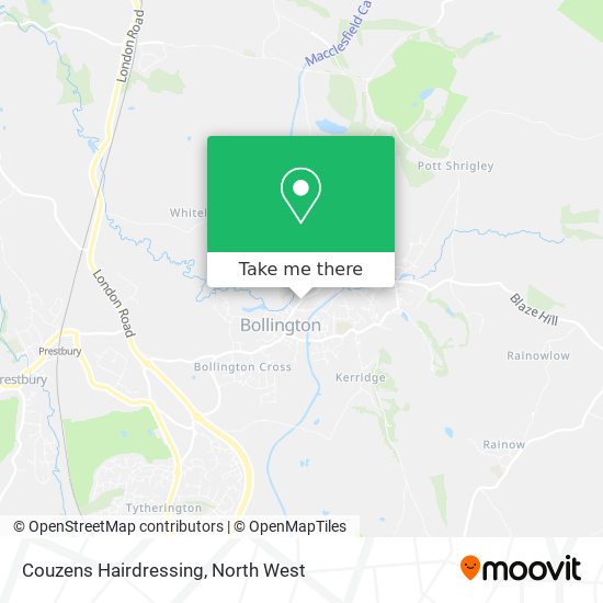 Couzens Hairdressing map