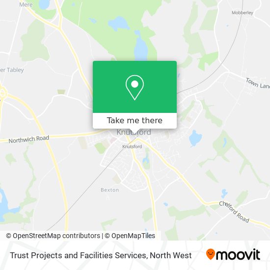 Trust Projects and Facilities Services map