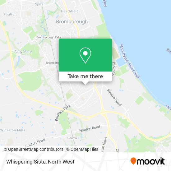 Whispering Sista map