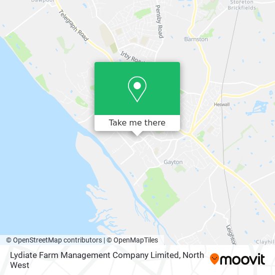 Lydiate Farm Management Company Limited map