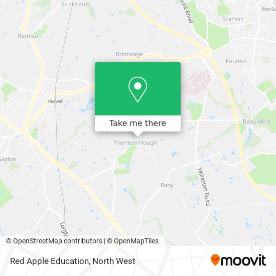 Red Apple Education map