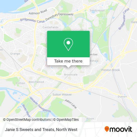 Janie S Sweets and Treats map