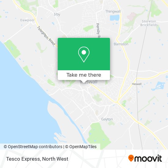 Tesco Express map