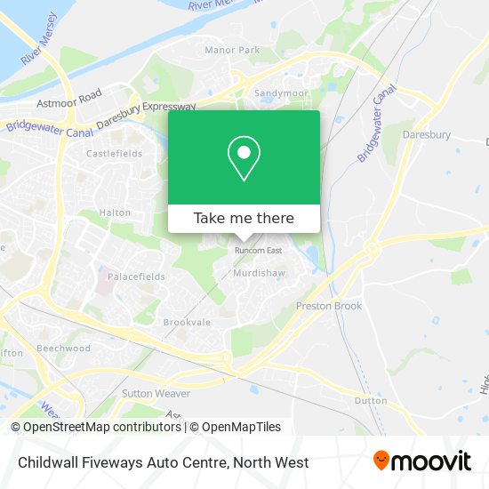 Childwall Fiveways Auto Centre map