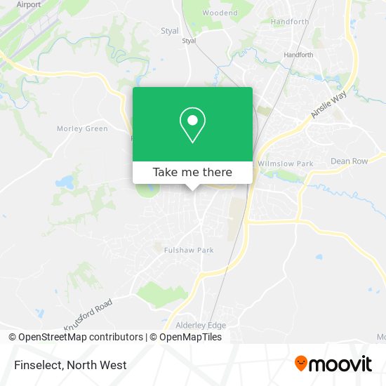 Finselect map