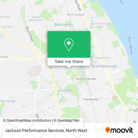 Jackson Performance Services map