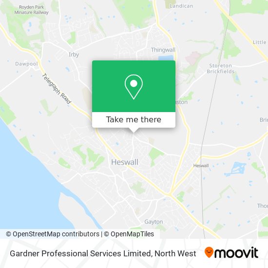 Gardner Professional Services Limited map