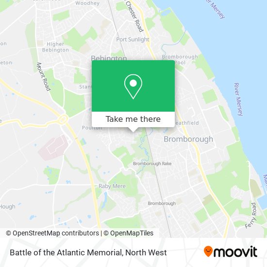 Battle of the Atlantic Memorial map