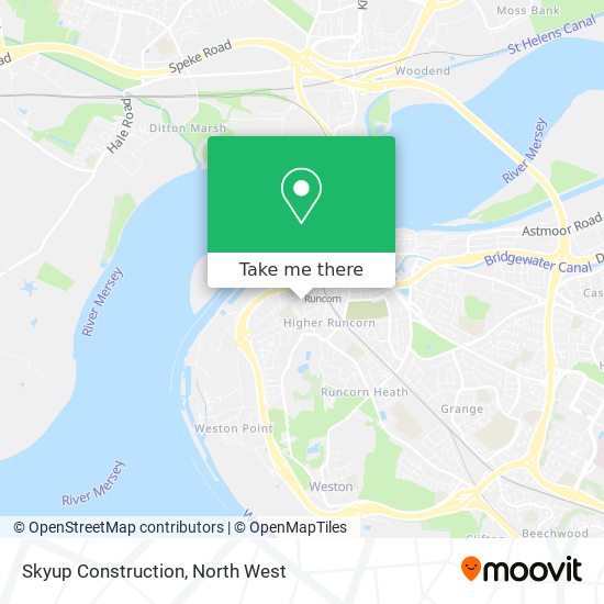 Skyup Construction map