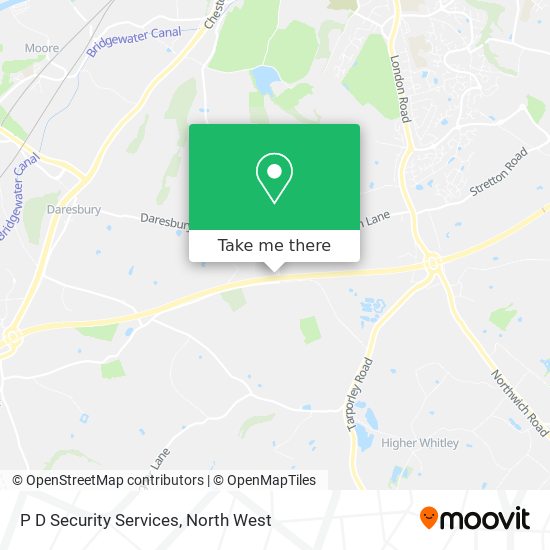 P D Security Services map