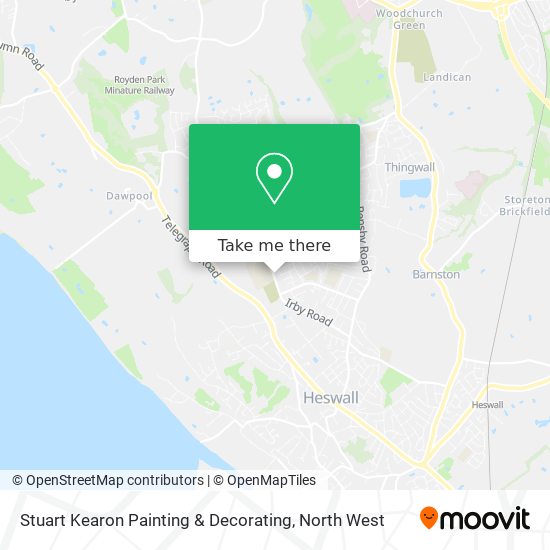 Stuart Kearon Painting & Decorating map
