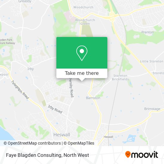 Faye Blagden Consulting map