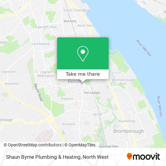 Shaun Byrne Plumbing & Heating map